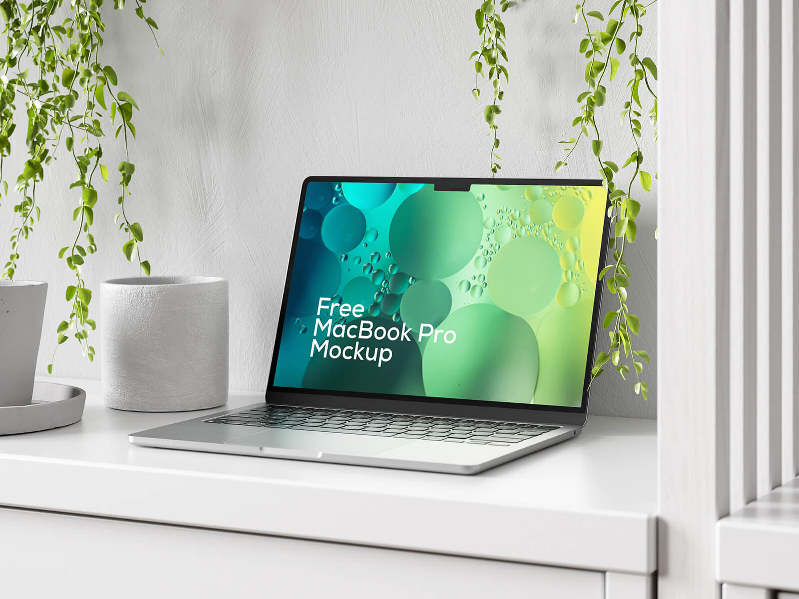 Free MacBook pro Mockup PSD PSD Set