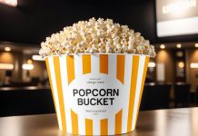Free Popcorn Bucket Mockup PSD
