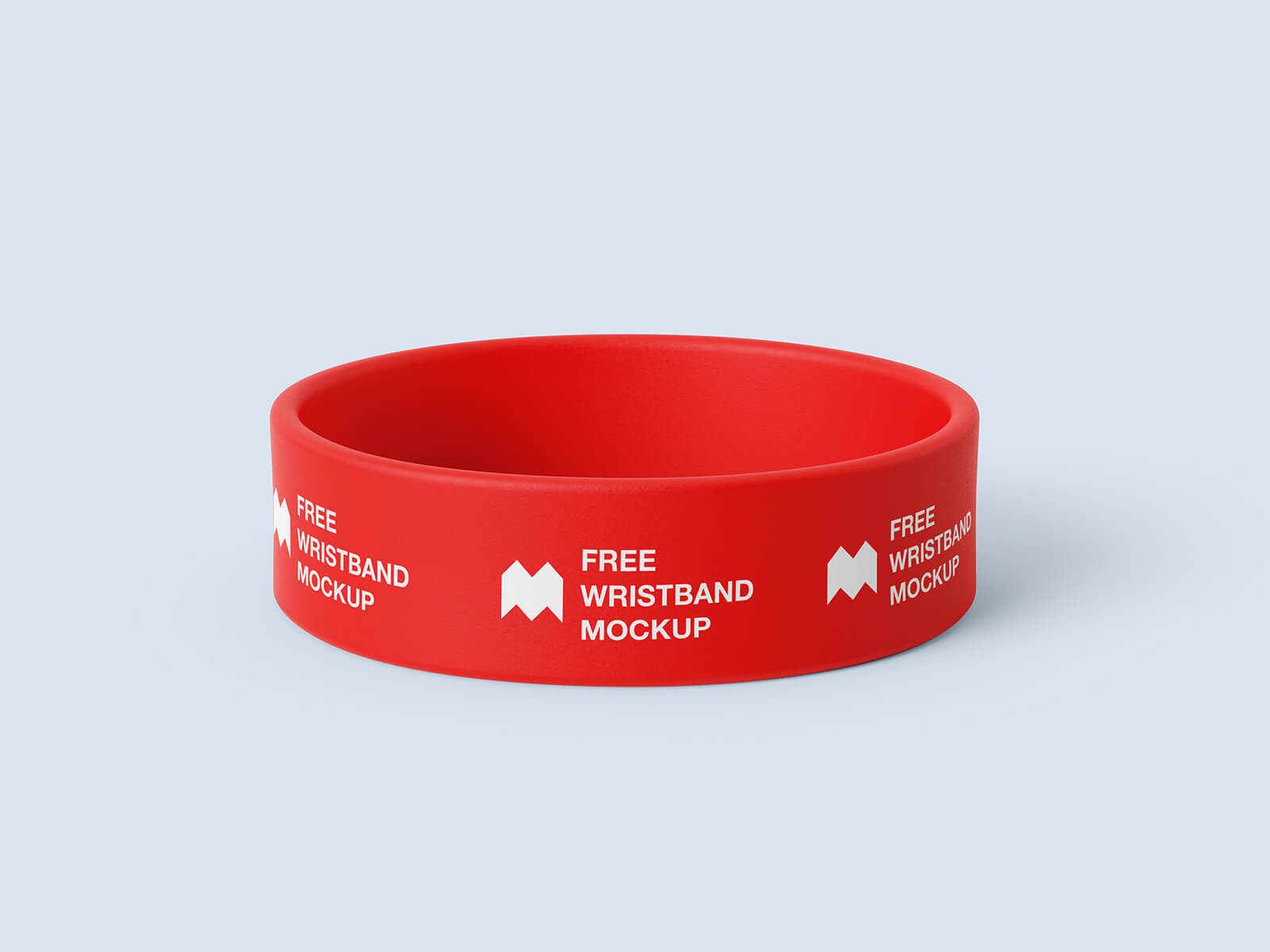 Premium PSD | Silicone wristband mockup | Free bracelet, Wristband, Mockup