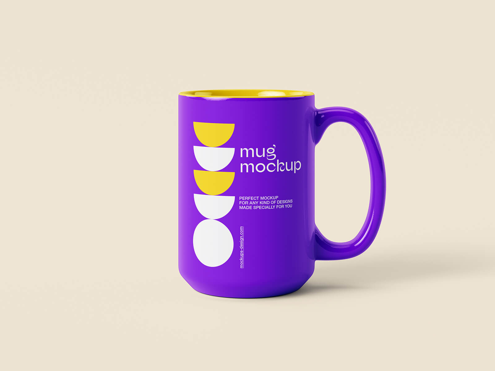 Free Tall Coffee Mug Mockup PSD