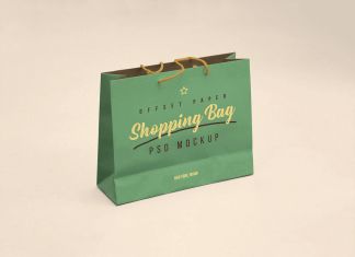 Free Brand Shopping Bag Mockup PSD