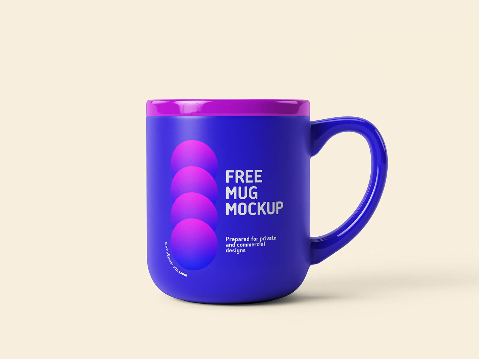 Free Glossy Matt Ceramic Mug Mockup PSD