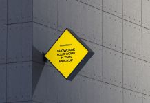 Free-Rhombus--Wall-Mounted-Corner-Signboard-Mockup-PSD