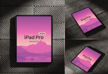 Free iPad Pro 2024 Mockup PSD