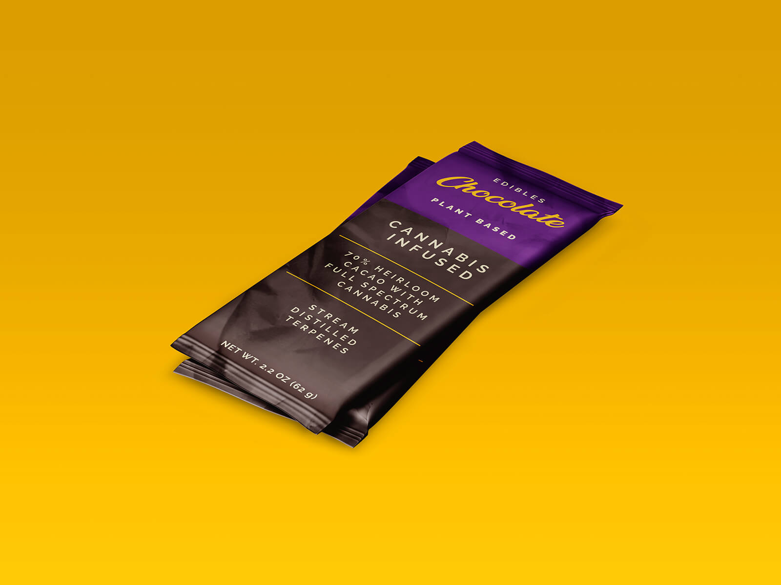 Free Chocolate Bar Packaging Mockup PSD Set