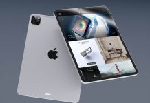 Free Floating iPad Pro 2024 Mockup PSD