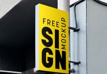 Free-Mounted-Vertical-Signboard-Mockup-PSD