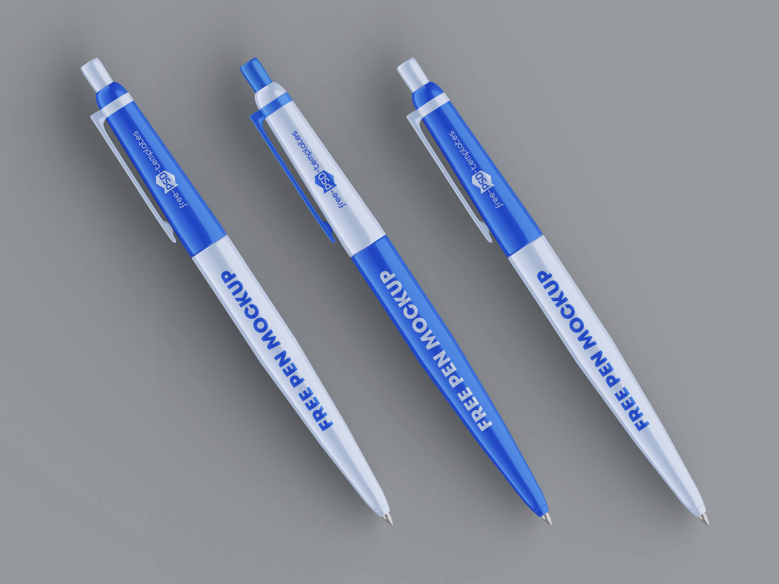 Free Souvenir Ball Pen Mockup PSD Set