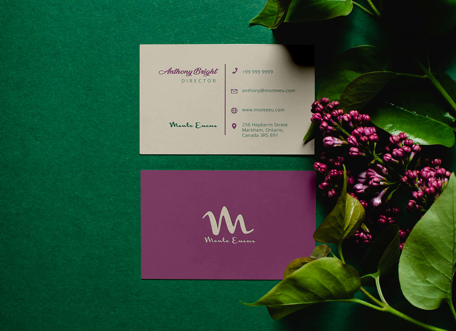 Free 55 x 85 mm UK Business Card Mockup PSD Good Mockups