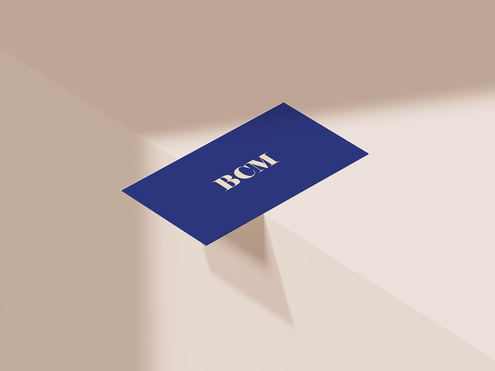 Free Lonely Business Card Mockup PSD