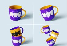Free Premium Ceramic Coffee Mug Mockup PSD