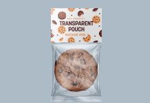 Free Any Product Transparent Pouch Mockup PSD