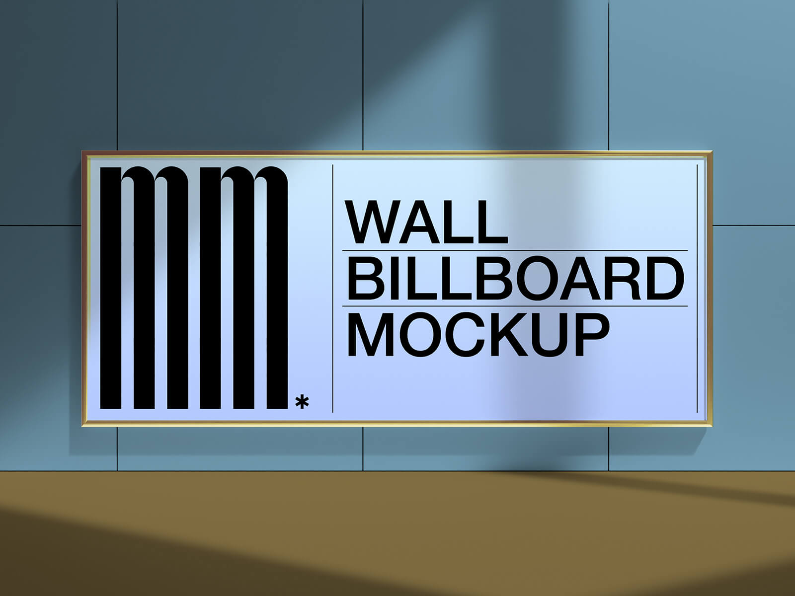 Free Wall Billboard Advertising Mockup PSD
