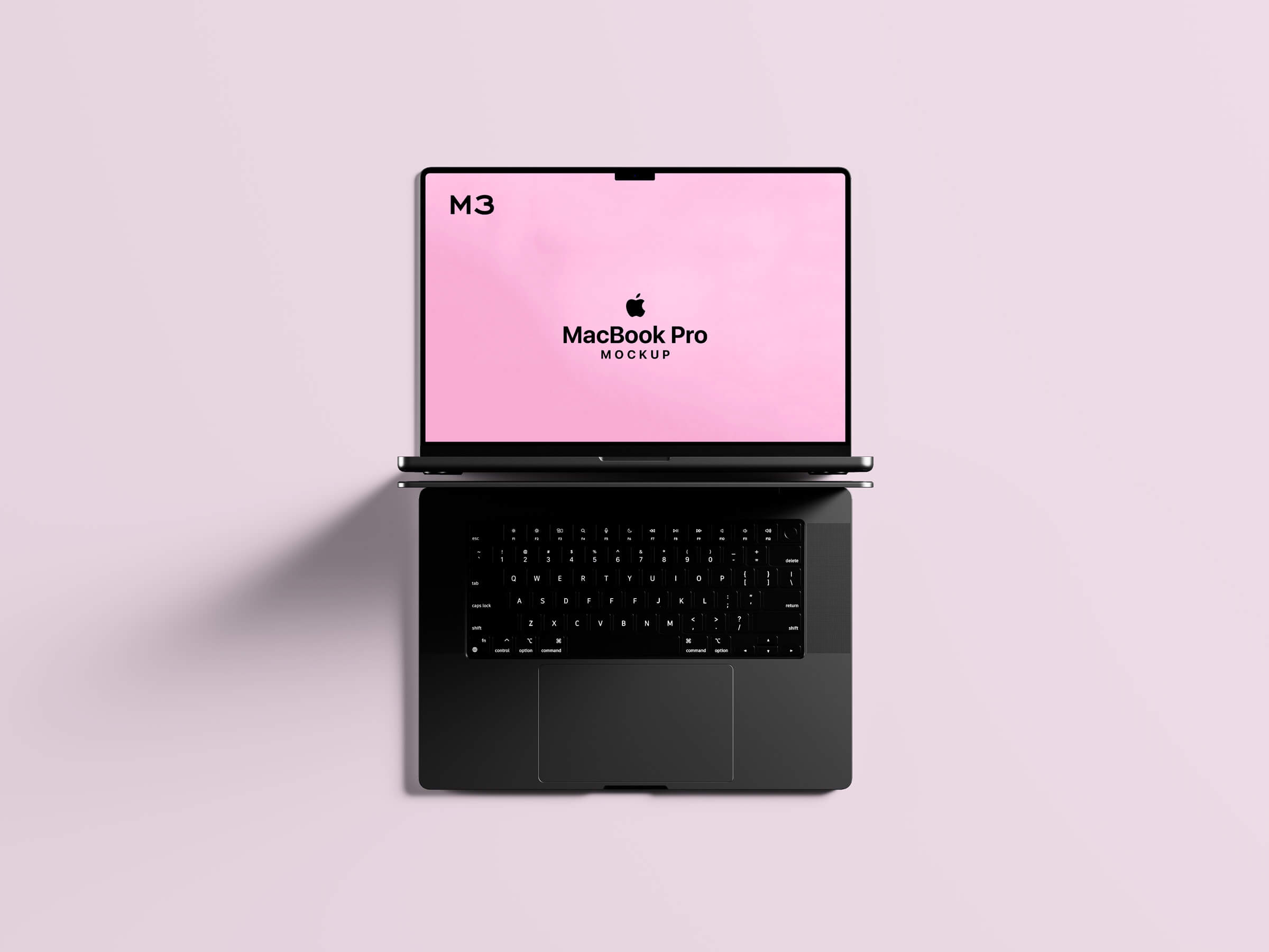 Free M3 MacBook Pro Mockup PSD