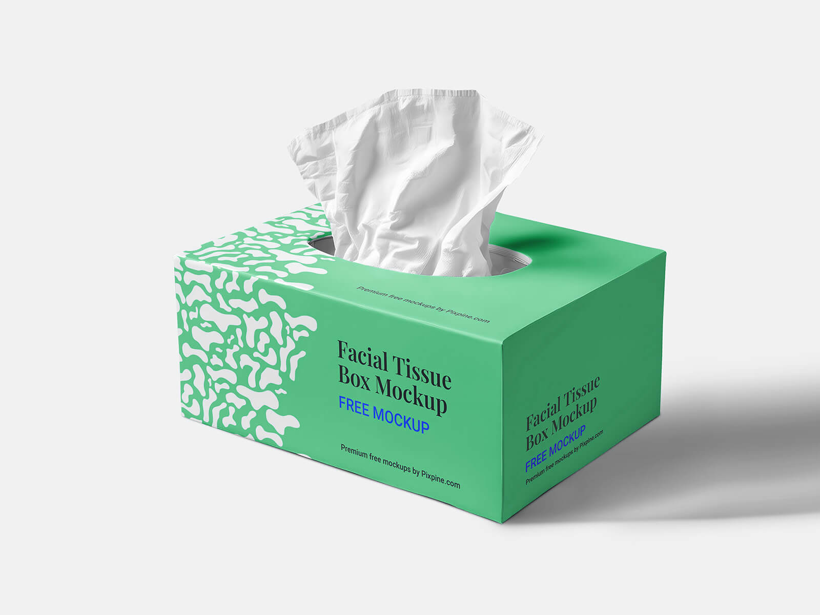 Free Facial Tissue Box Mockup PSD