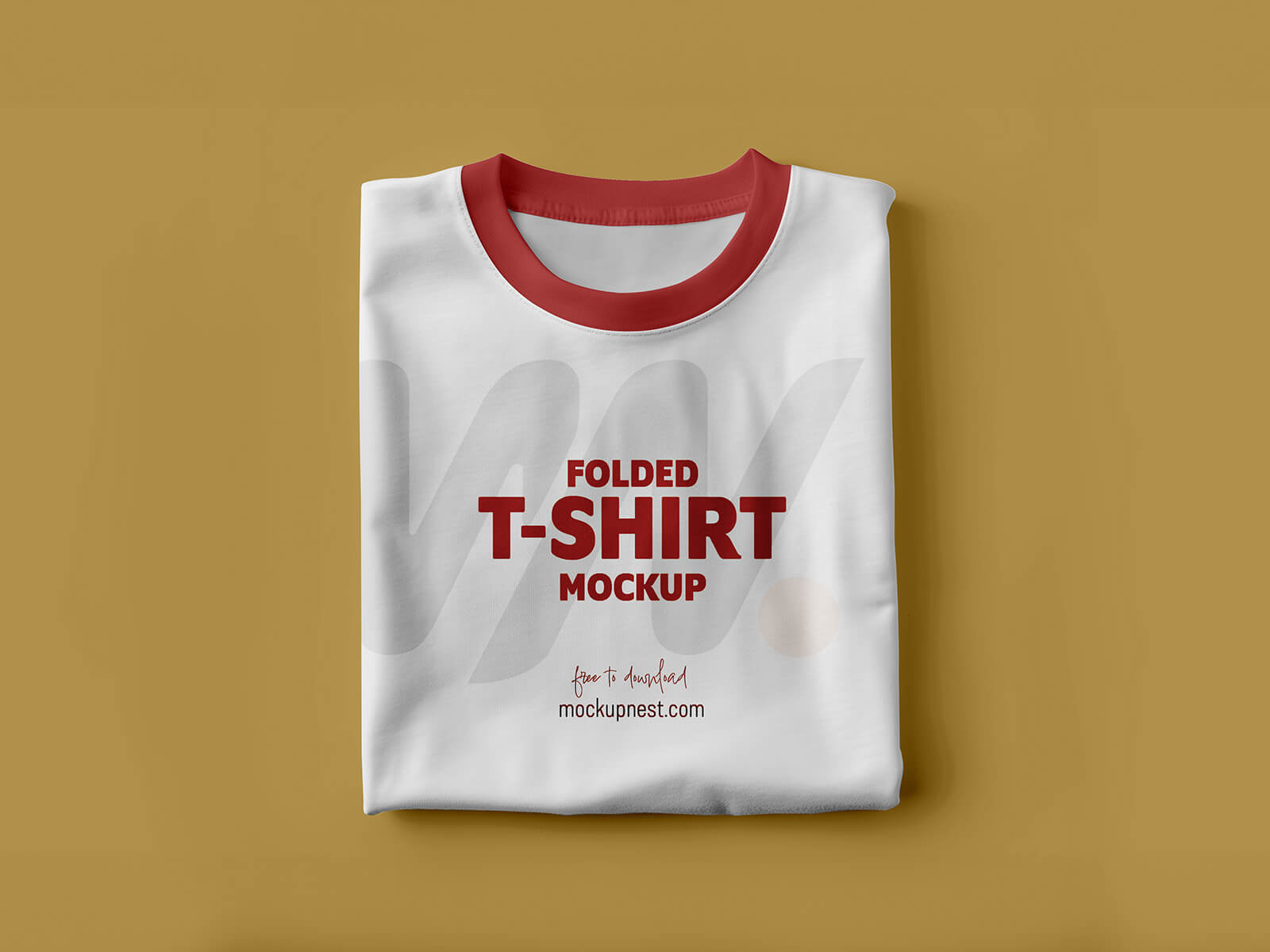 Free Folded T-Shirt Mockup PSD - Good Mockups