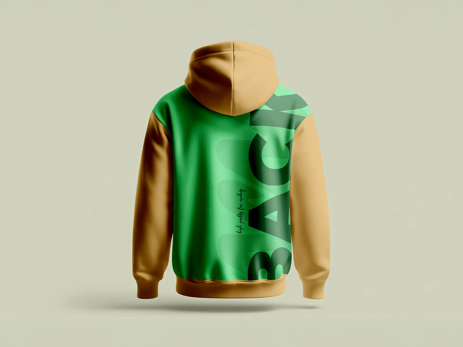 Free Full Sleeves Backside Hoodie Mockup PSD - Good Mockups