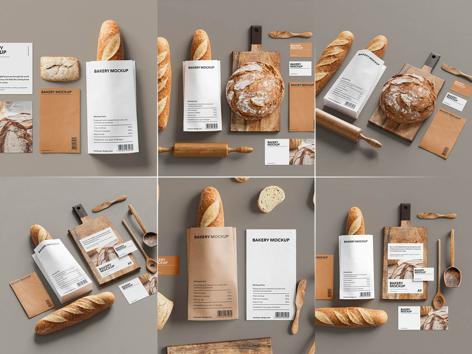 7 Free Bakery Branding Mockup PSD Files - Good Mockups