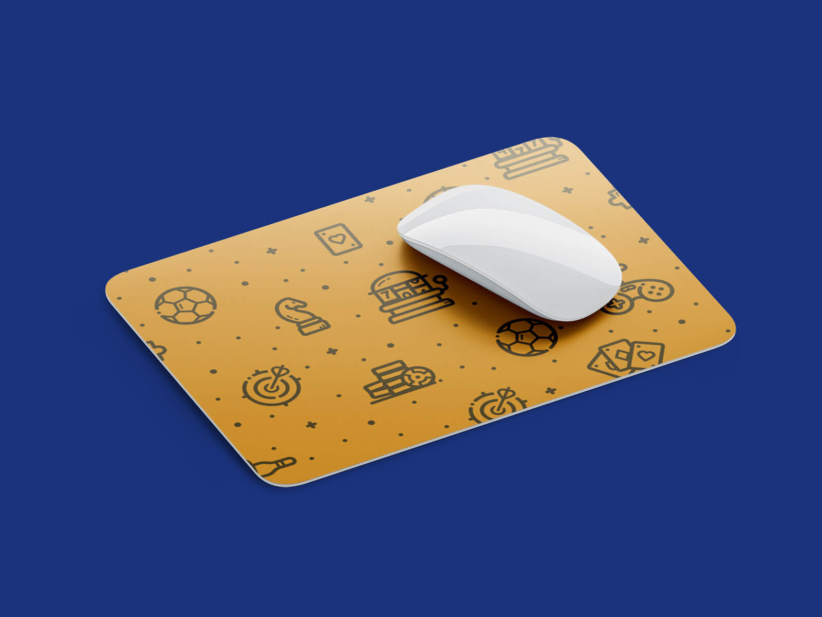 Free Rectangle Mouse Pad Mockup PSD - Good Mockups