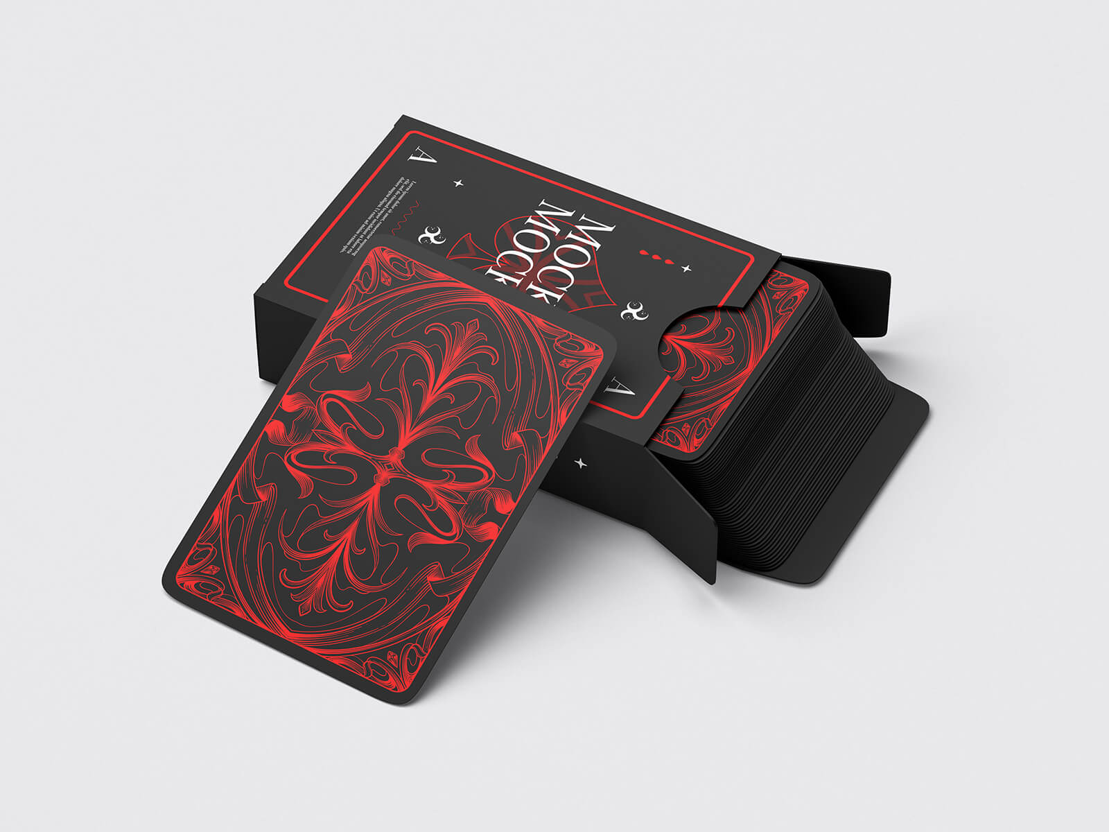 Free Playing Card Mockup PSD
