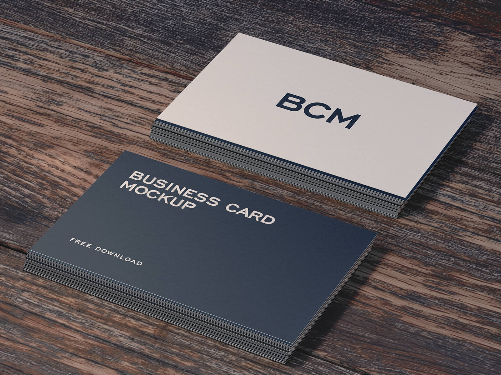 Free Premium Quality Business Card Mockup PSD