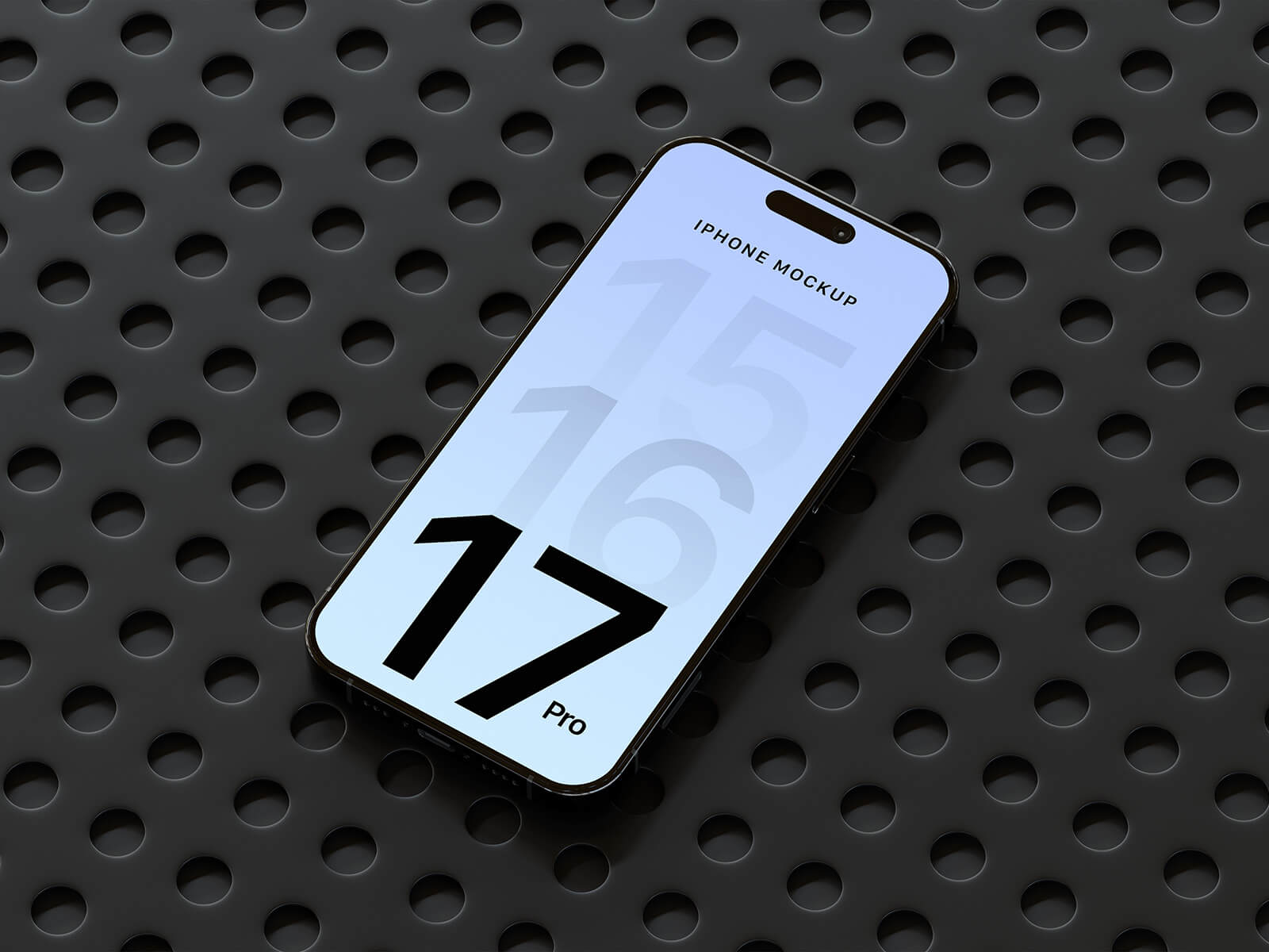 Free iPhone-17-Pro-Mockup PSD