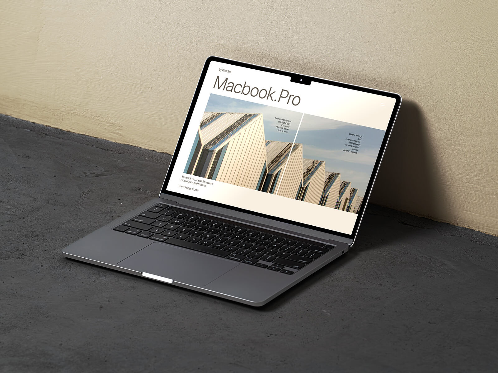 Free M4 MacBook Pro Mockup PSD 2025 Good Mockups