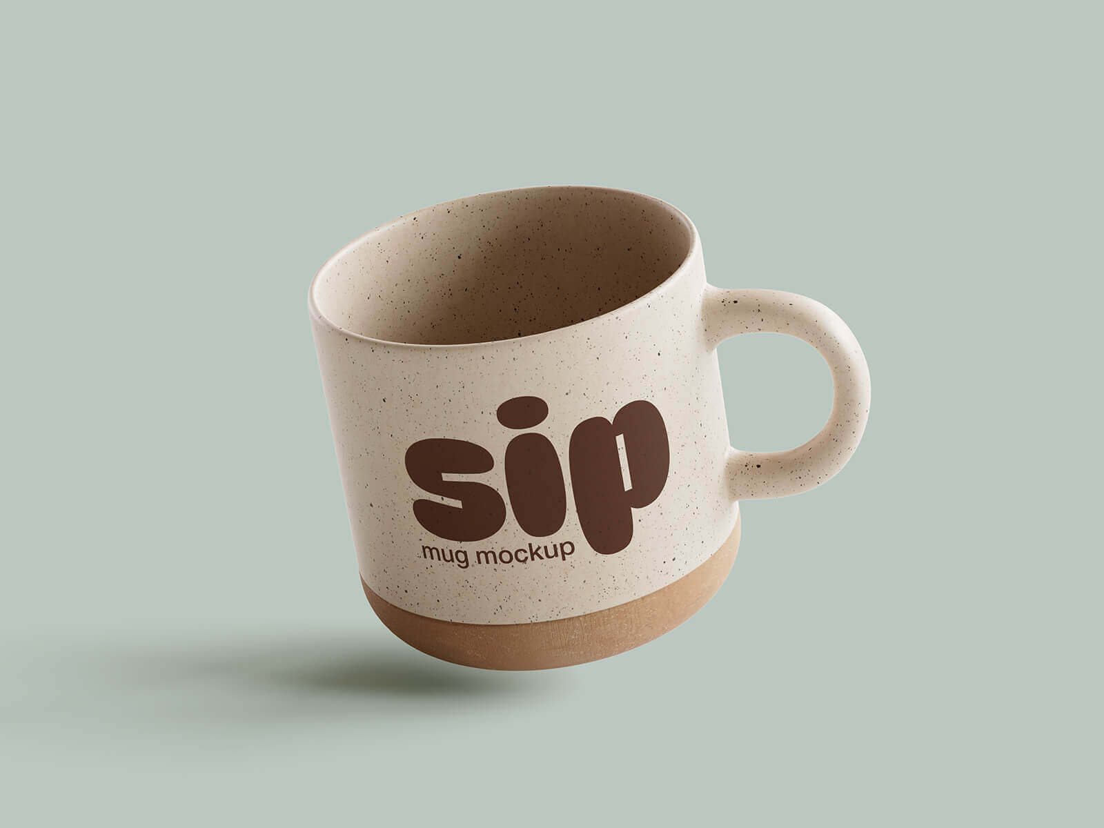 Free Clay Mug Mockup PSD