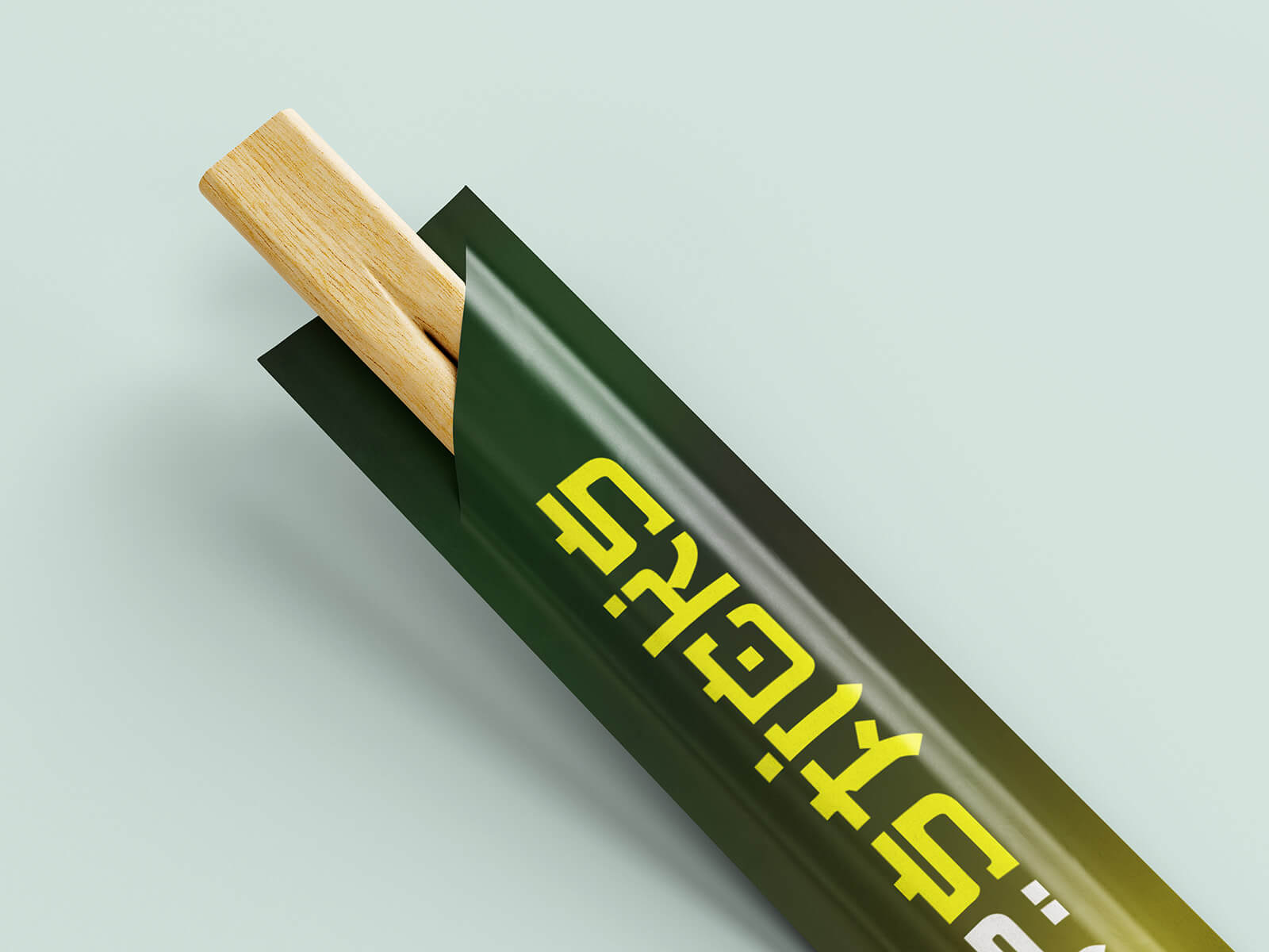 Free Chinese Chopsticks Packaging Mockup PSD