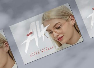 Free-A4-Landscape-Flyer-Mockup-PSD