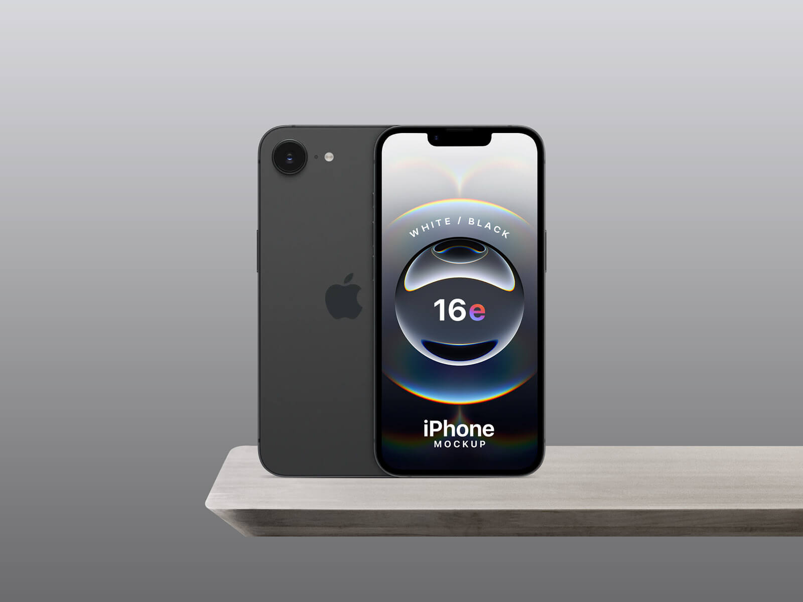 Free-Black-iPhone-16e-Mockup-PSD