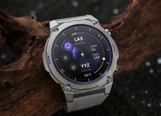 Free Round Android Smart Watch Mockup PSD