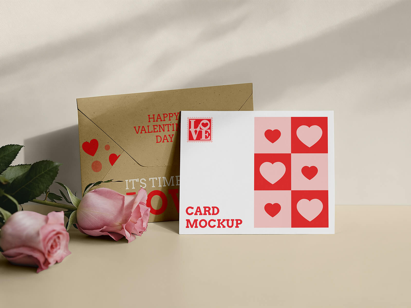 Free-Valentines-Day-Card-with-Envelope-Mockup