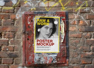 Free-Wrinkled-Wall-Street-Poster-Mockup-PSD