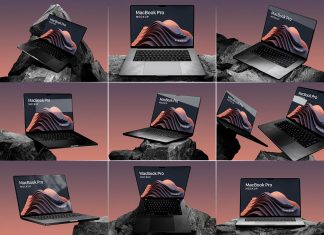 Free M3 M4 M5 MacBook Pro Mockup Bundle