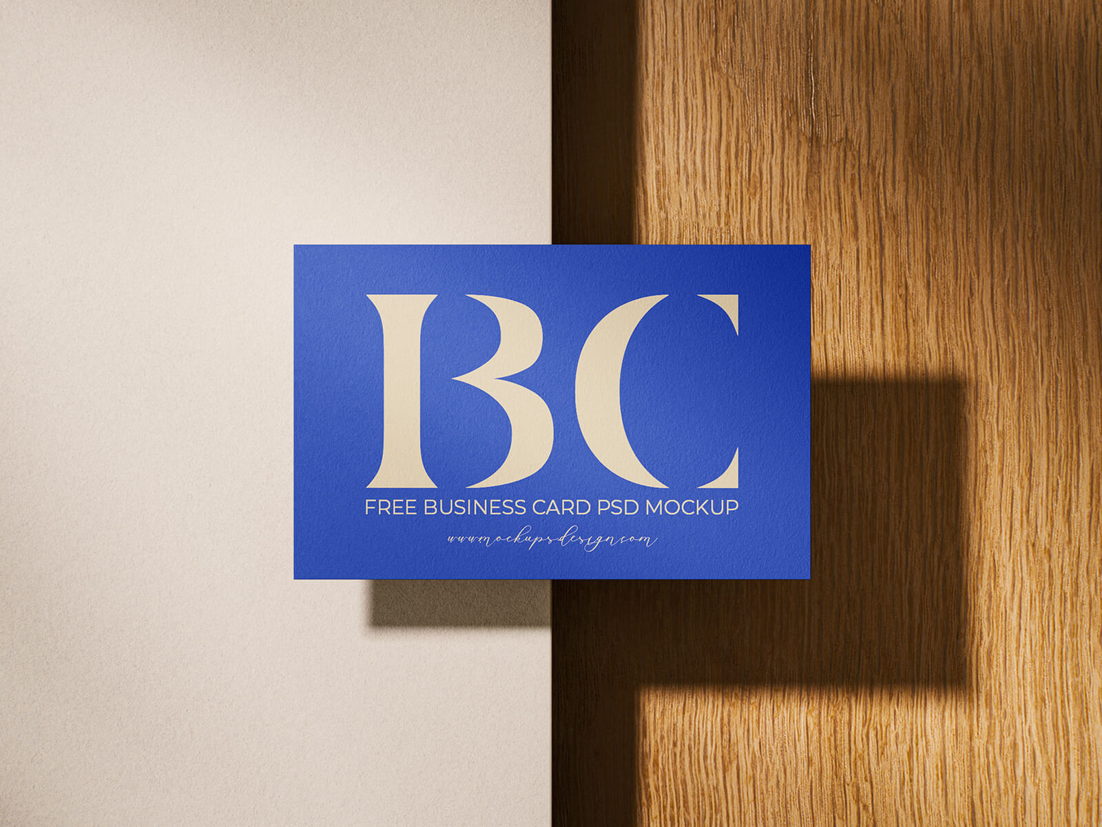 4 Free 85 x 55mm Business Card Mockup PSD Files (1)