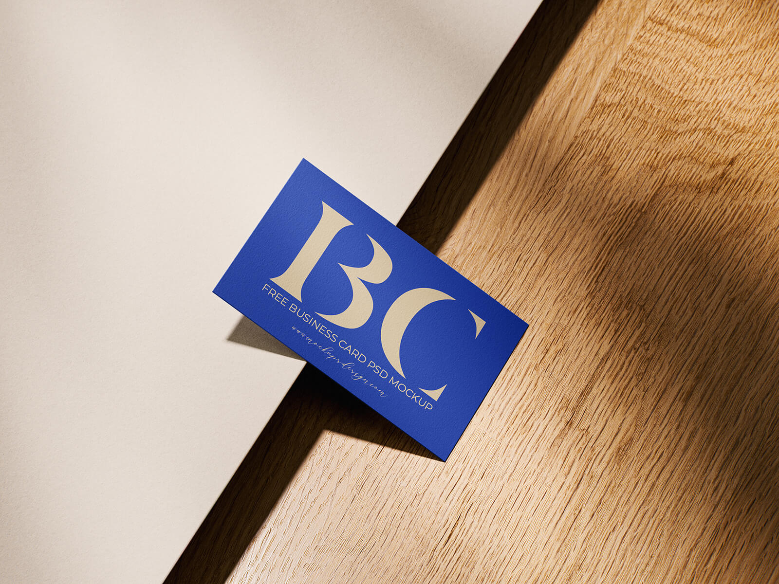4 Free 85 x 55mm Business Card Mockup PSD Files (1)