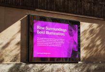 Free Backlit Urban Mounted Billboard Mockup PSD Set