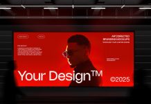 Free Digital Billboard Mockup PSD