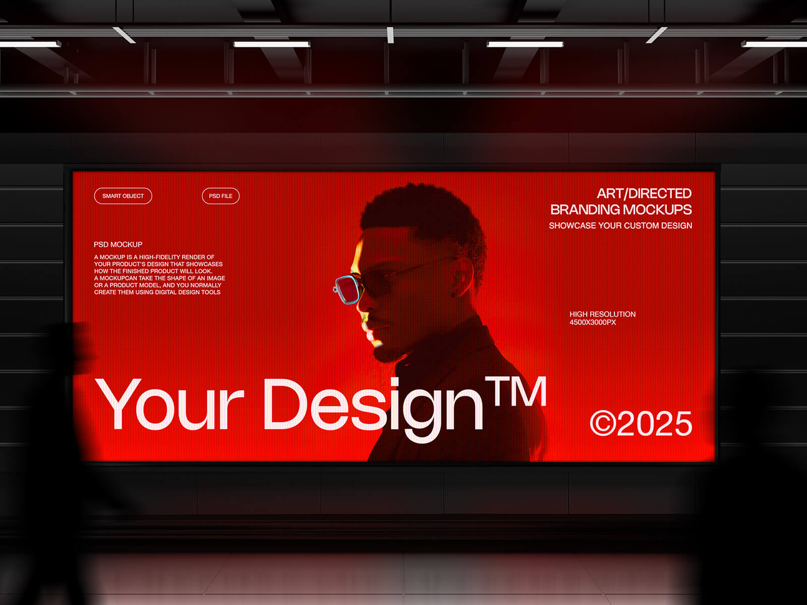 Free Digital Billboard Mockup PSD