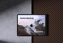 Free M4 iPad Pro Mockup PSD