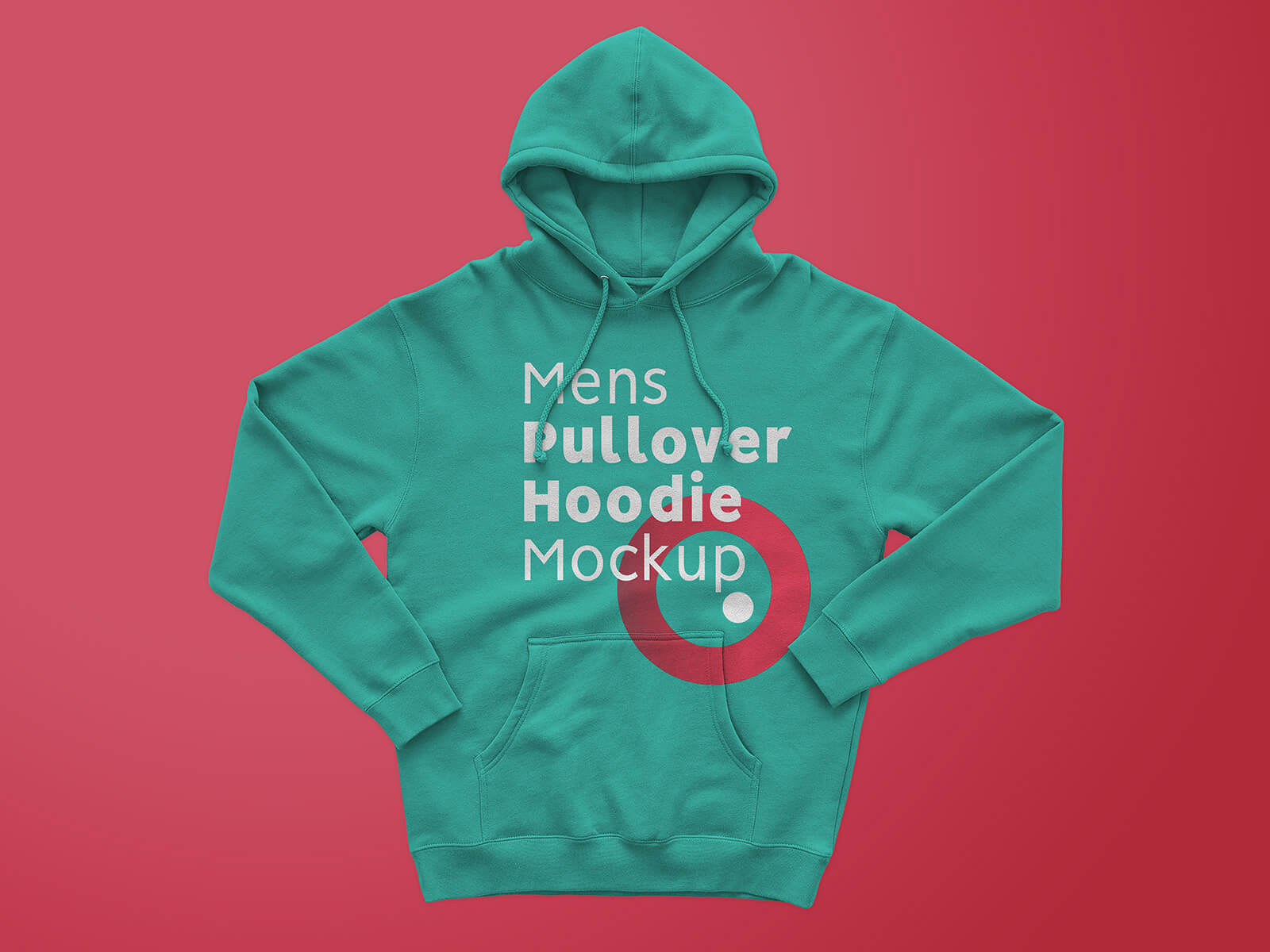 Free Men's Pullover Hoodie Mockup PSD