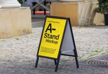 Free-Regular-A-Stand-Sign-Mockup-PSD