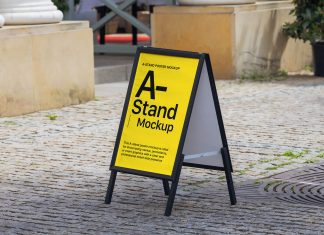 Free-Regular-A-Stand-Sign-Mockup-PSD