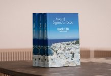 Free Spine & Book Title Cover Mockup PSD
