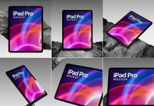 Free M4 M5 iPad Pro Mockup Bundle