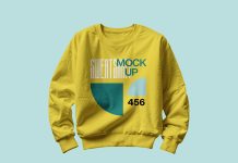 Free Clean Sweatshirt Mockup Mockup PSD
