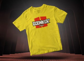 Free Floating Short Sleeves T-Shirt Mockup PSD