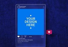 Free Instagram Post / Feed Mockup PSD