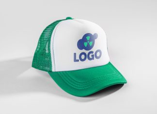 Free Trucker P-Cap Mockup PSD